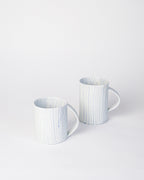 Linea Cup - Thin Blue and White